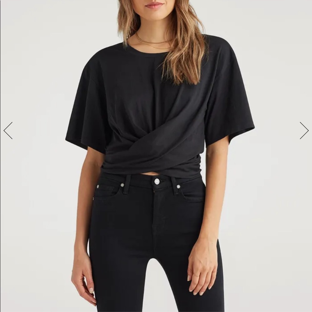 BRAND NEW W/ TAGS 7 FOR ALL MANKIND TWIST TEE
